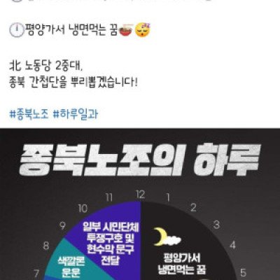 평양냉면 먹으면 빨갱이?
