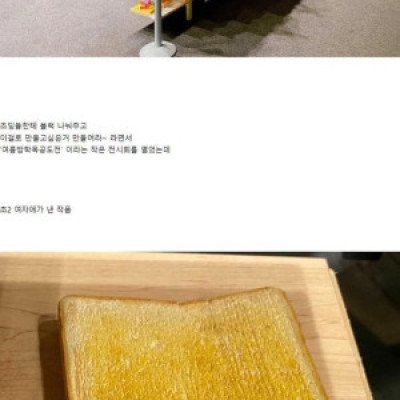 학교에서 방학숙제로 목공을 내준 결과